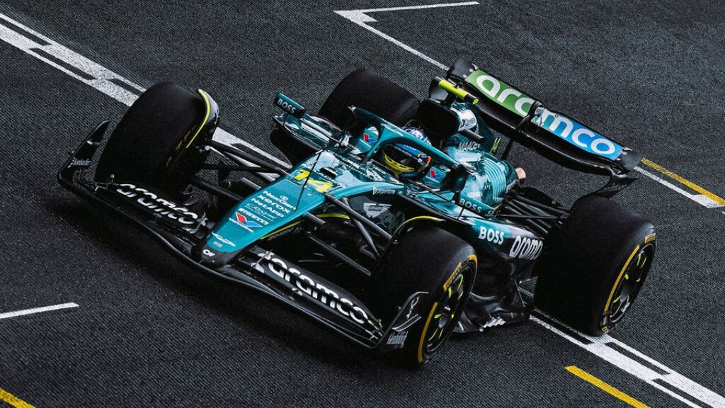  Fernando Alonso, en el Gran Premio de Brasil.