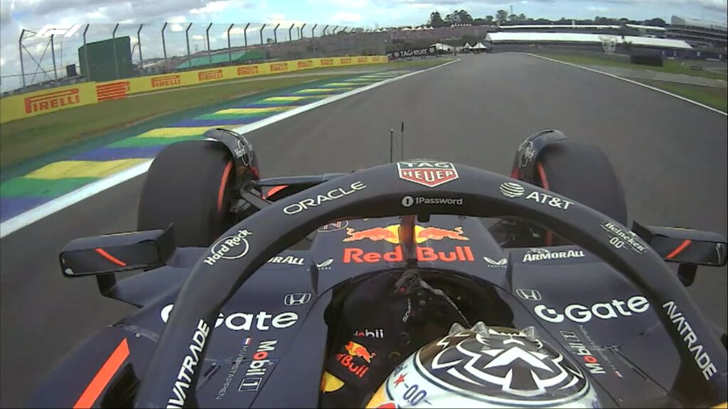 Max Verstappen, en Interlagos.
