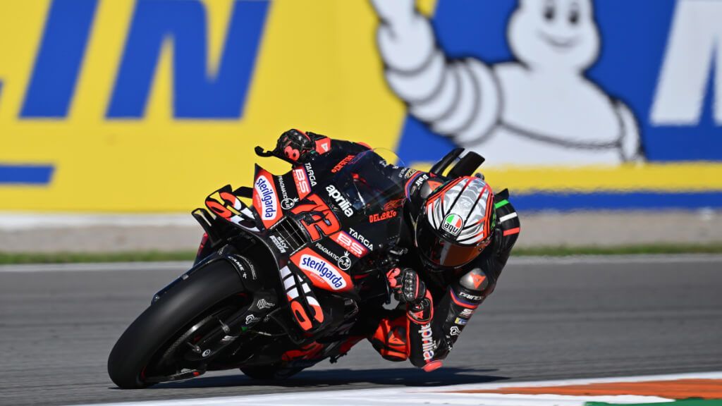  Marco Bezzecchi, en Valencia.