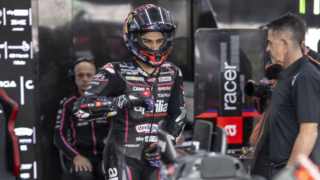  Jorge Martín, en el Gran Premio de Valencia.