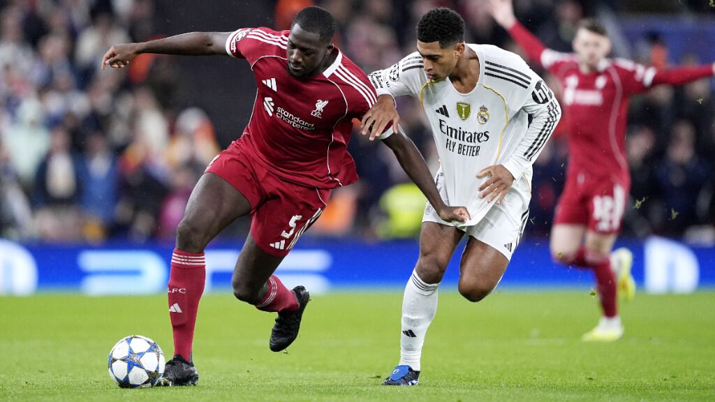 Ibrahima Konaté contra el Real Madrid (Europa Press)