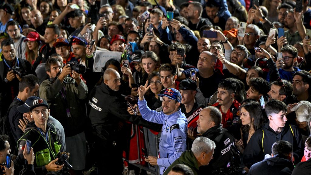  Álex Márquez, en Valencia.