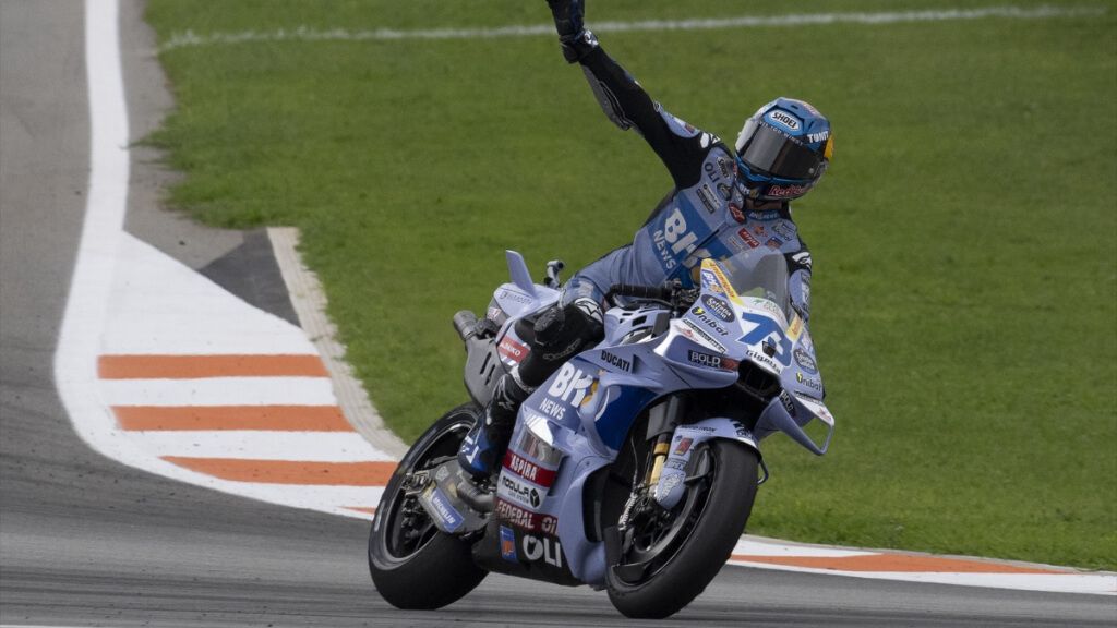  Álex Márquez, en el Gran Premio de Valencia.
