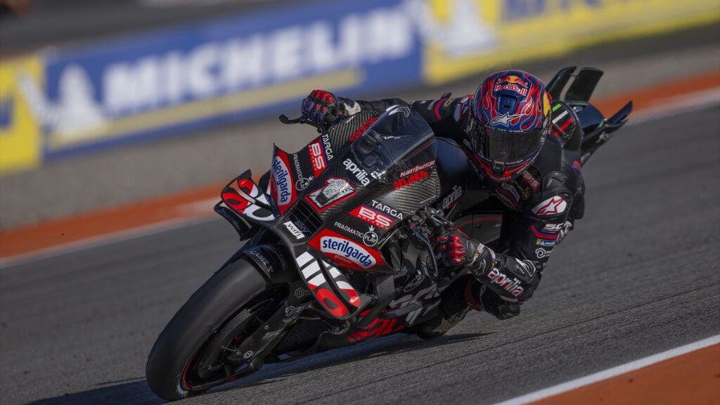 Jorge Martín, en Valencia.