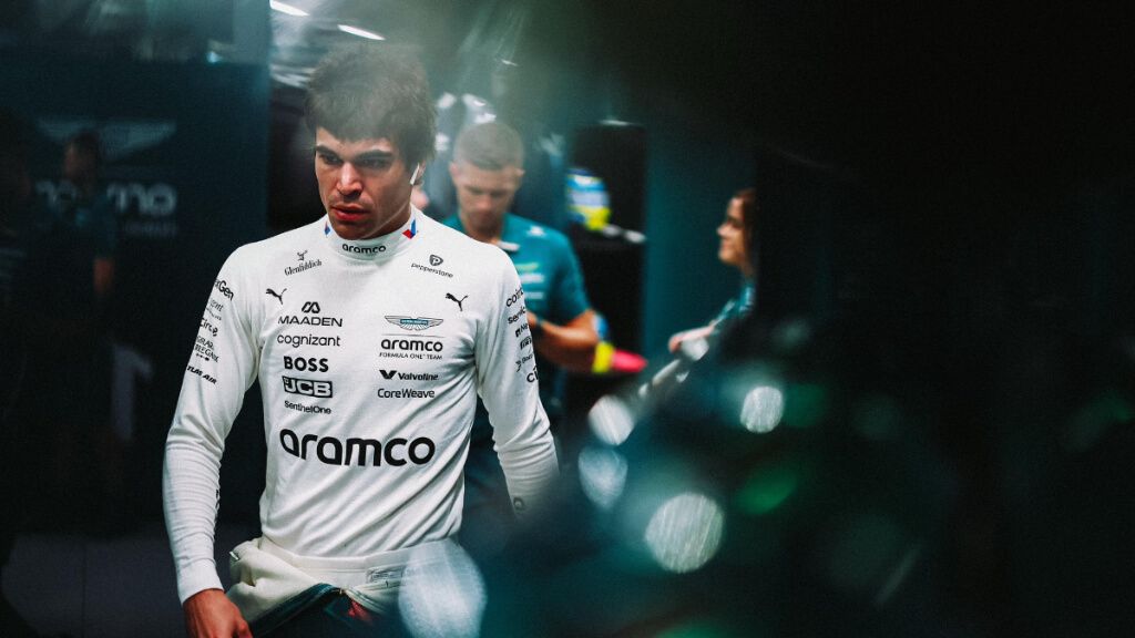  Lance Stroll, en el Gran Premio de Brasil.