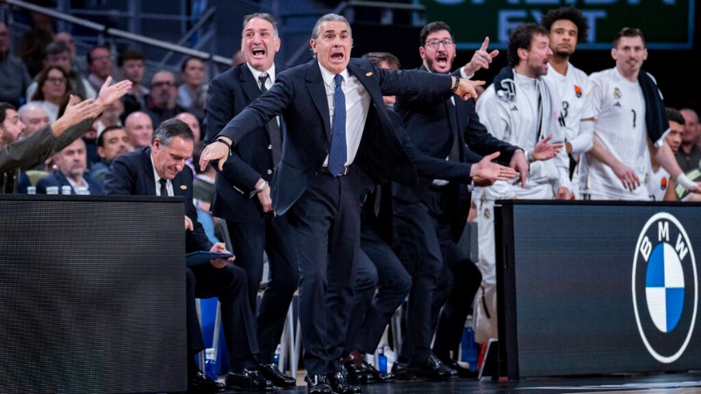 Sergio Scariolo en un partido con el Real Madrid (Cordon Press)