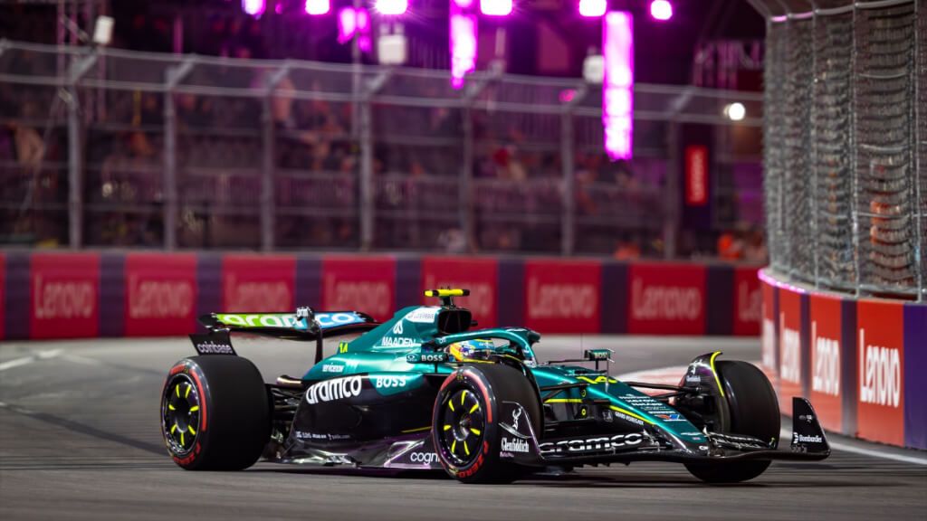  Fernando Alonso, en Las Vegas.