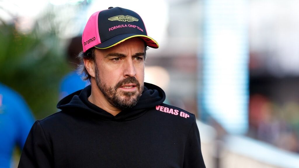  Fernando Alonso, en Las Vegas.