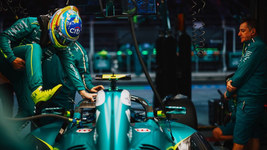 Fernando Alonso, en Las Vegas.