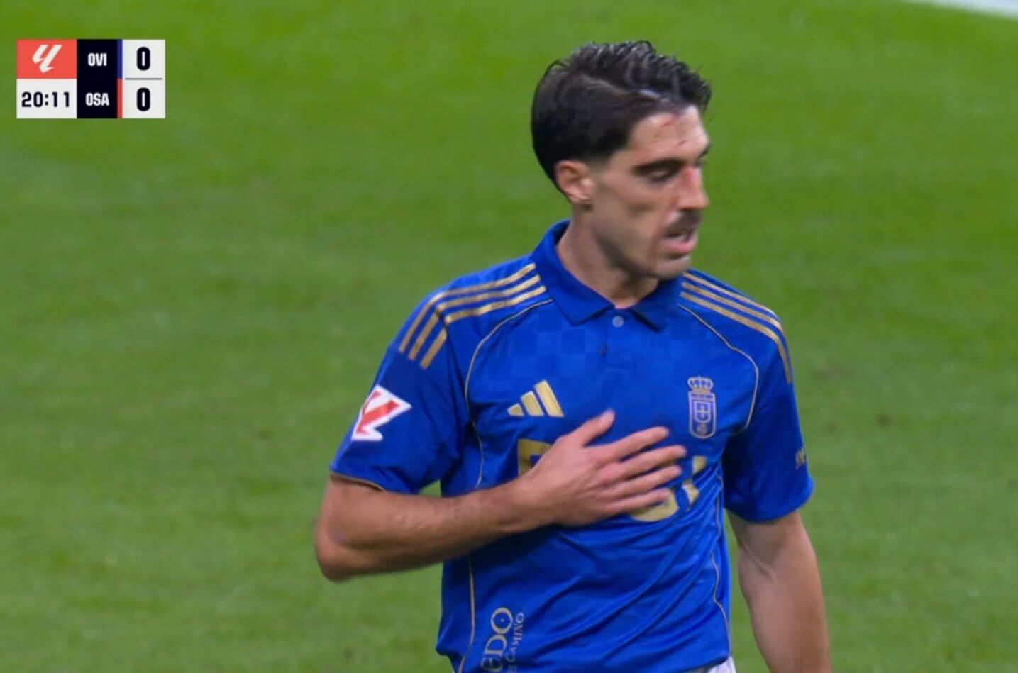 Nacho Vidal ante Osasuna.