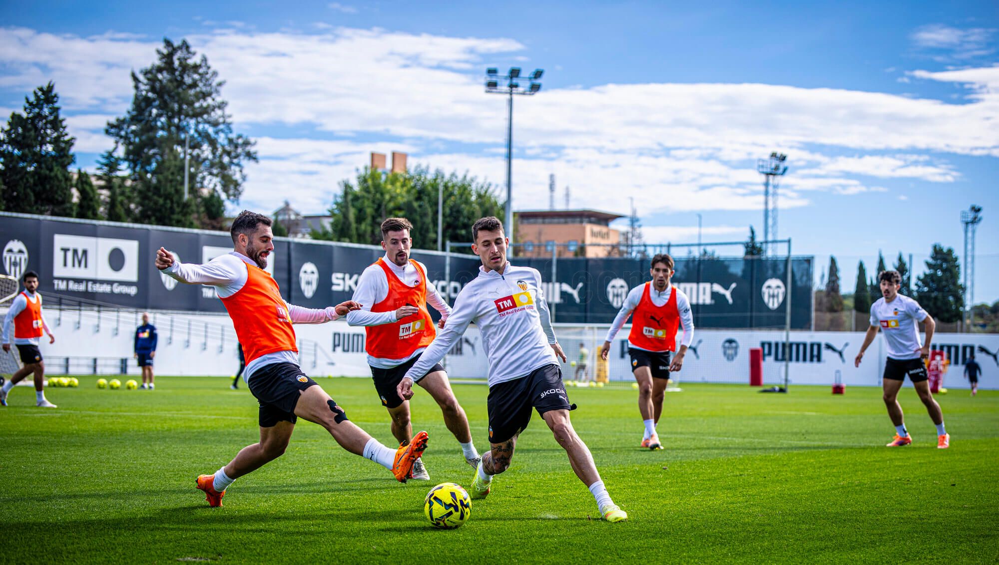  Entrenamiento Valencia CF