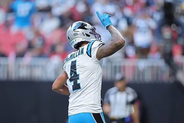 Tetairoa McMillan, wide receiver de los Carolina Panthers