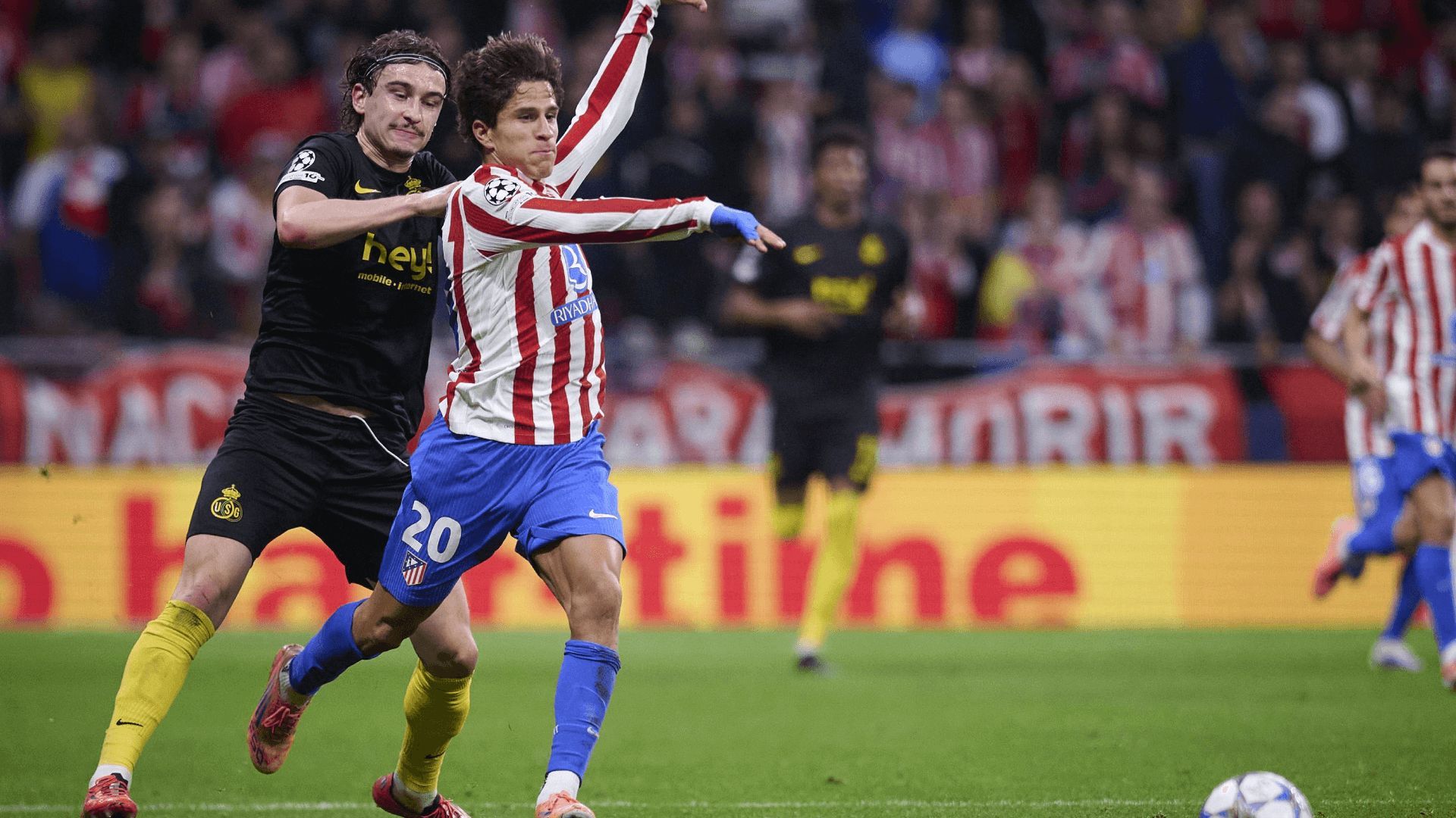  Giuliano Simeone, en el Atlético-Union SG.