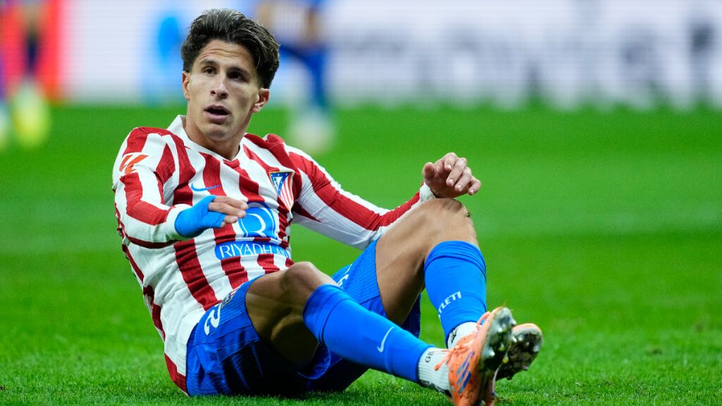  Giuliano Simeone durante un partido del Atlético de Madrid (Fuente: Europa Press)