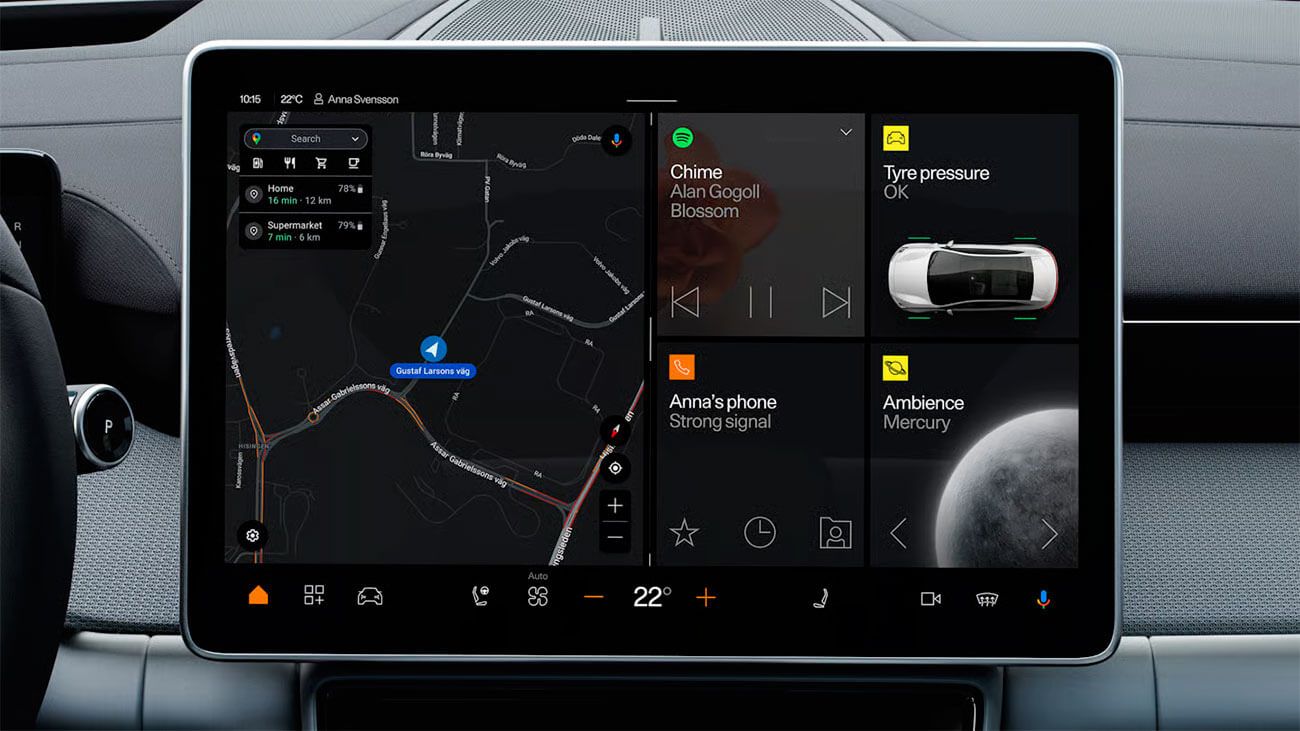  Google en el Polestar 4