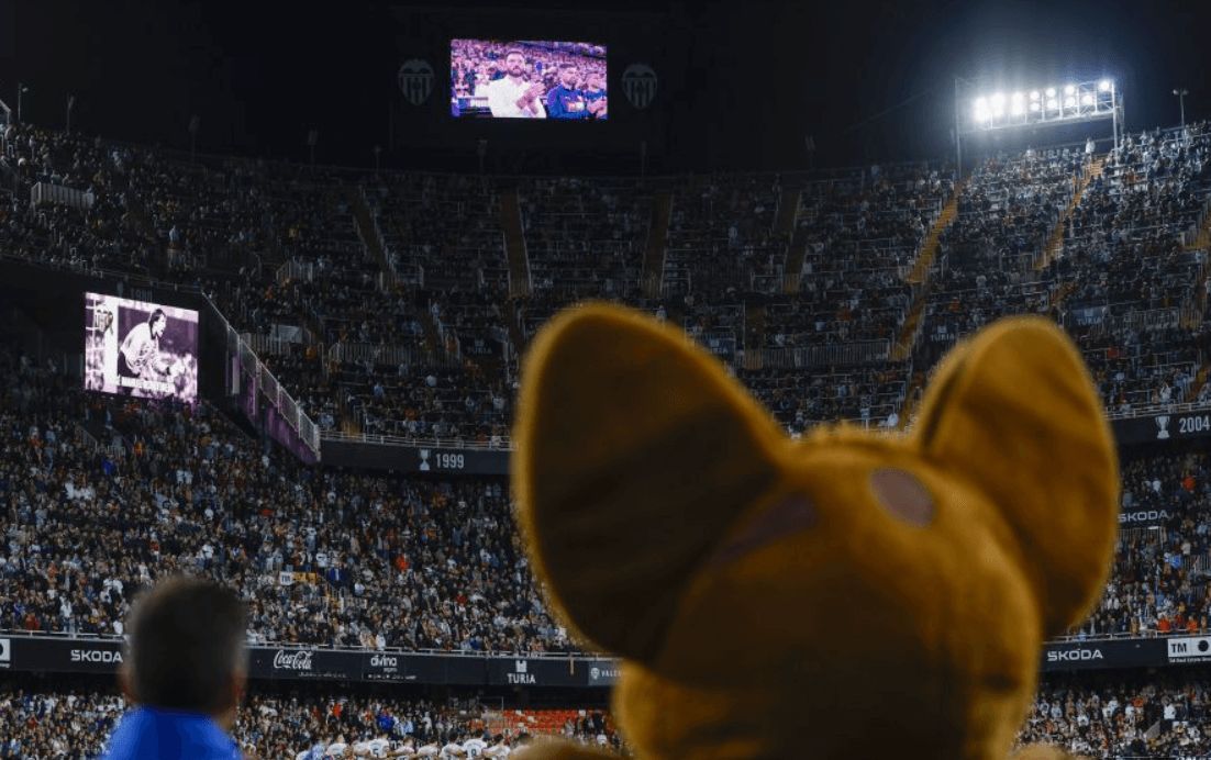 Joaquín Sánchez puso por las nubes a la afición del Valencia CF