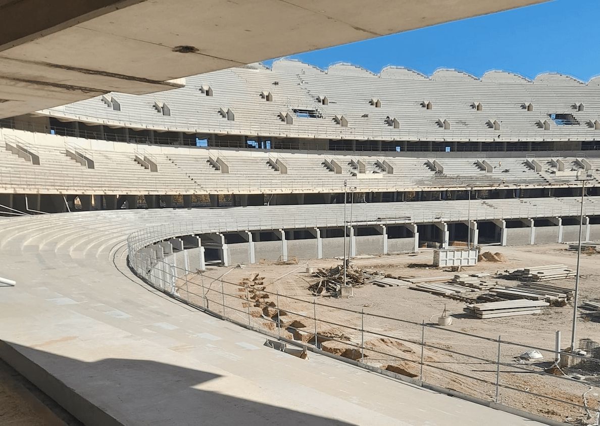 Interior del Nou Mestalla