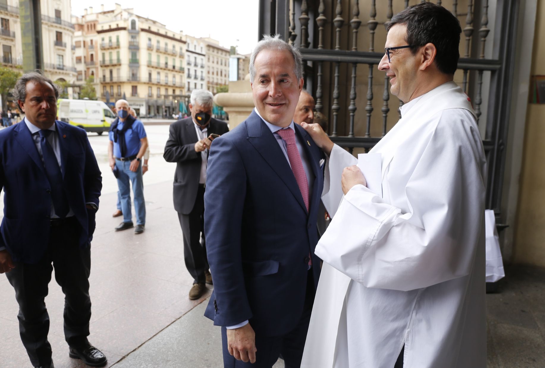 Jorge Más, en su visita a Zaragoza.