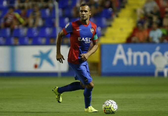Juanfran García con el Levante UD