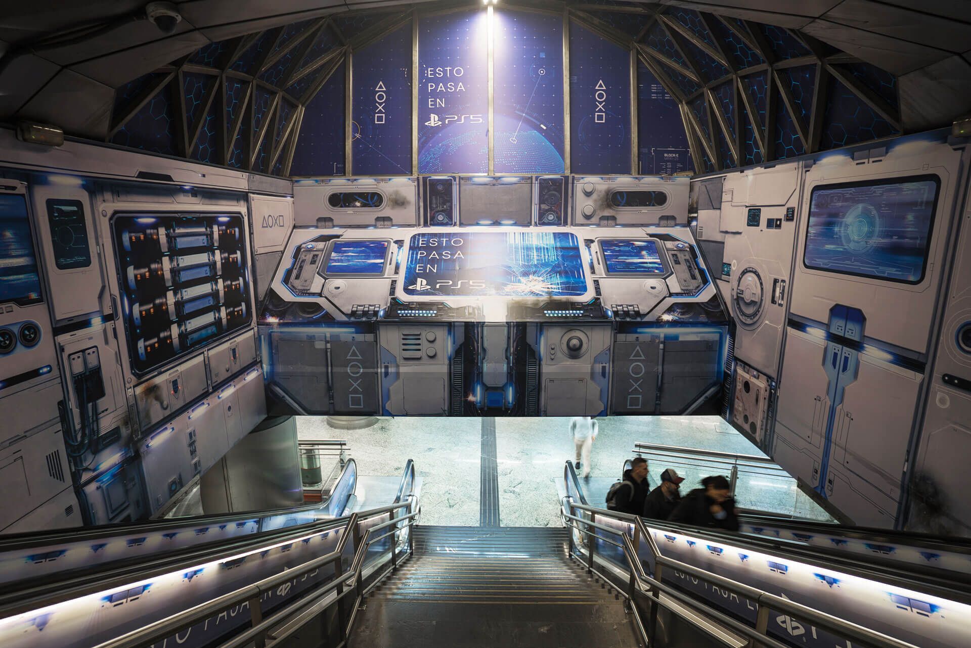 La nave de PS5 estrellada en Madrid