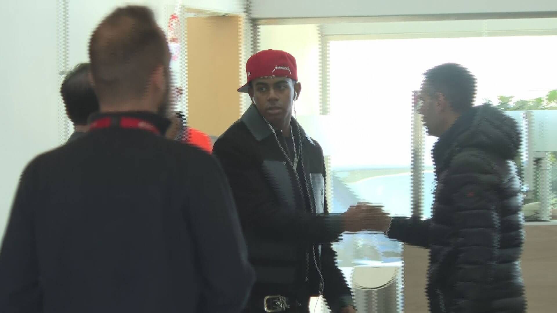 Lamine Yamal en su llegada a Barcelona (ElDesmarque)