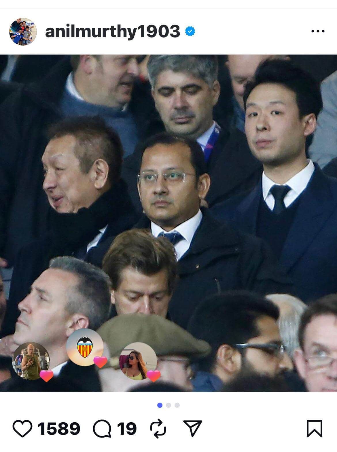 Una de las fotos que ha compartido Anil Murthy en su Instagram