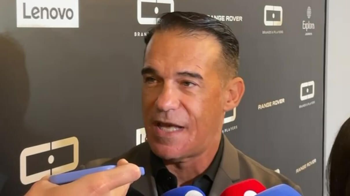  Luis García Plaza, en un acto en Madrid (Imagen: ElDesmarque).