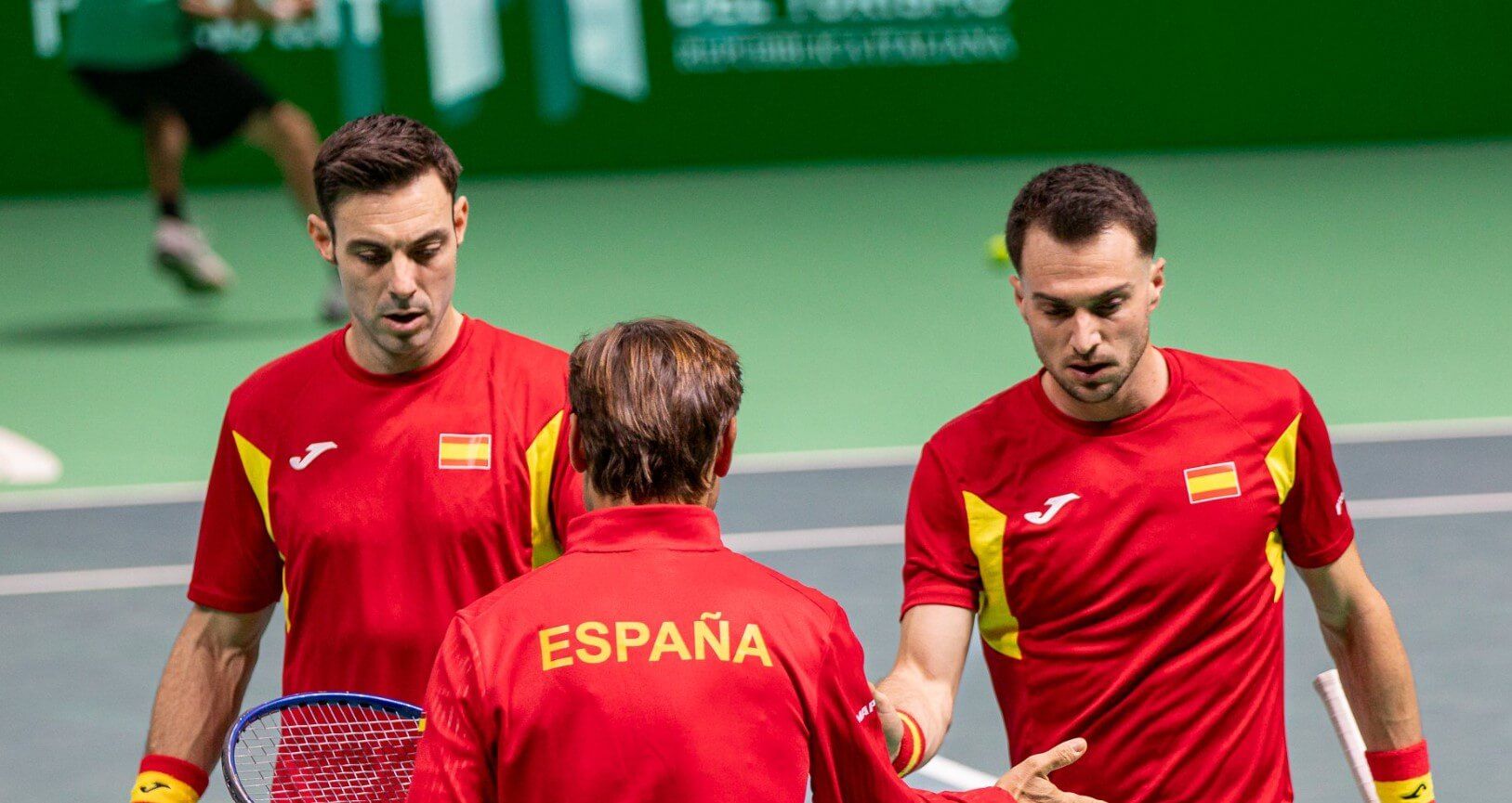 Marcel Granollers y Pedro Martínez, en las semis de la Copa Davis.