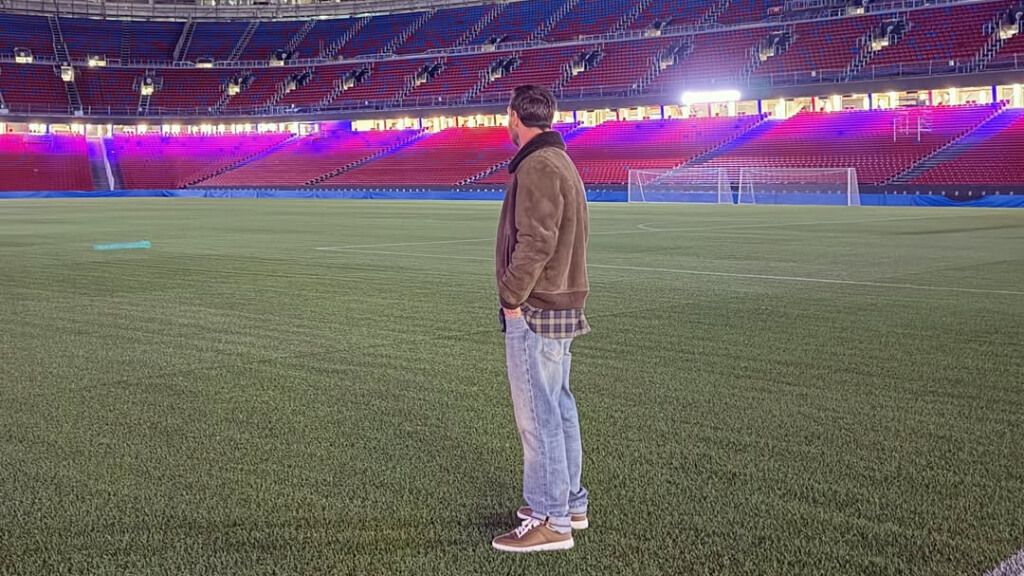 Leo Messi en el Camp Nou (Instagram)