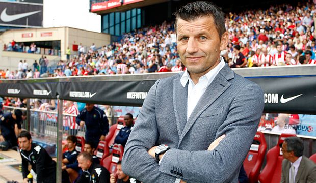 Djukic, en el Vicente Calderón durante su etapa en Valladolid
