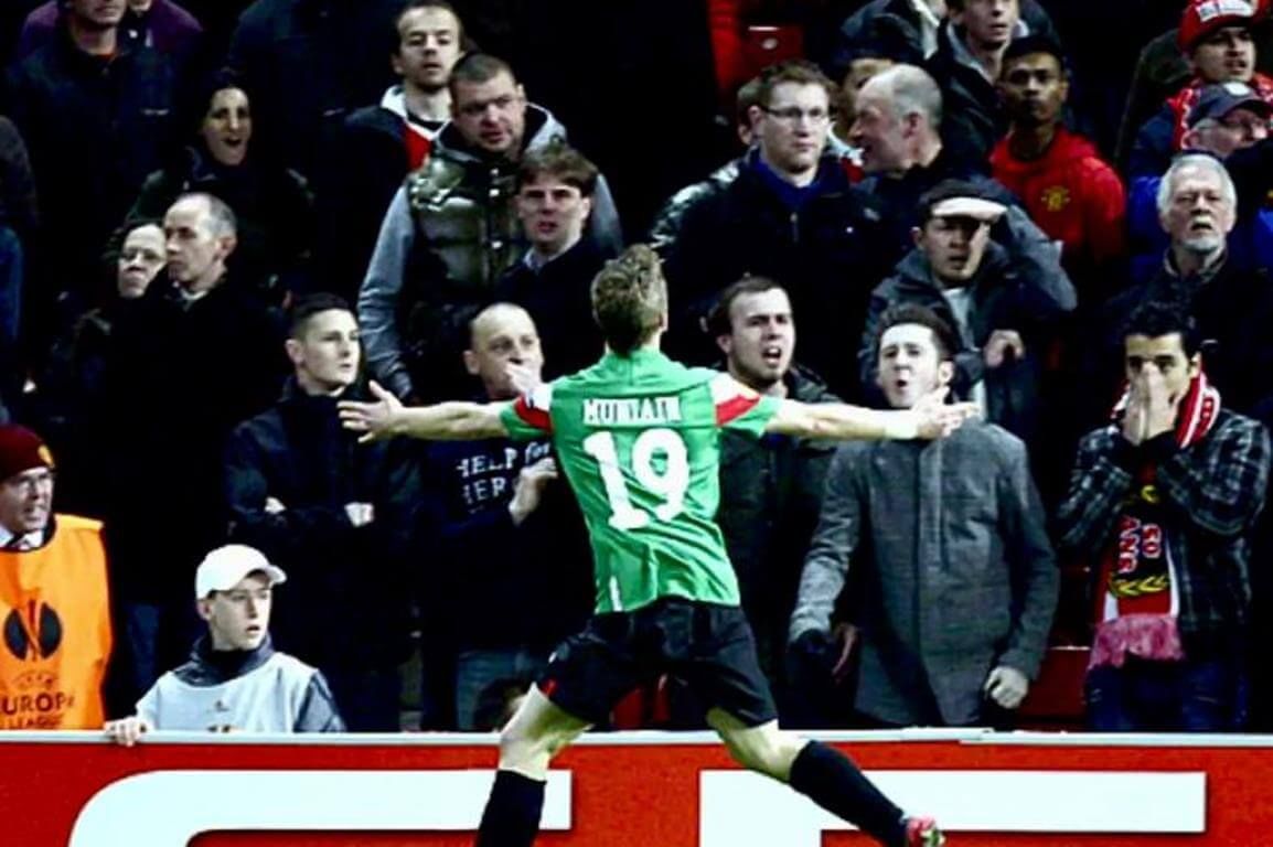 Gol de Iker Muniain al Manchester United en Old Trafford en la etapa de Marcelo Bielsa.