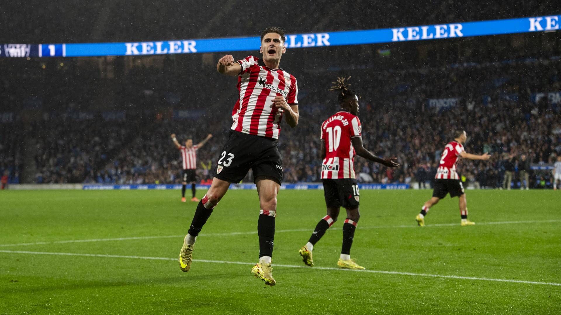  Gol de Robert Navarro ante la Real Sociedad en Anoeta.