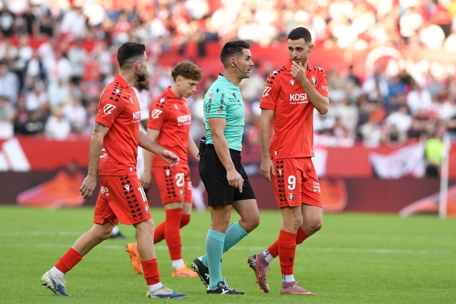 Ortiz Arias, en el Sevilla-Osasuna.