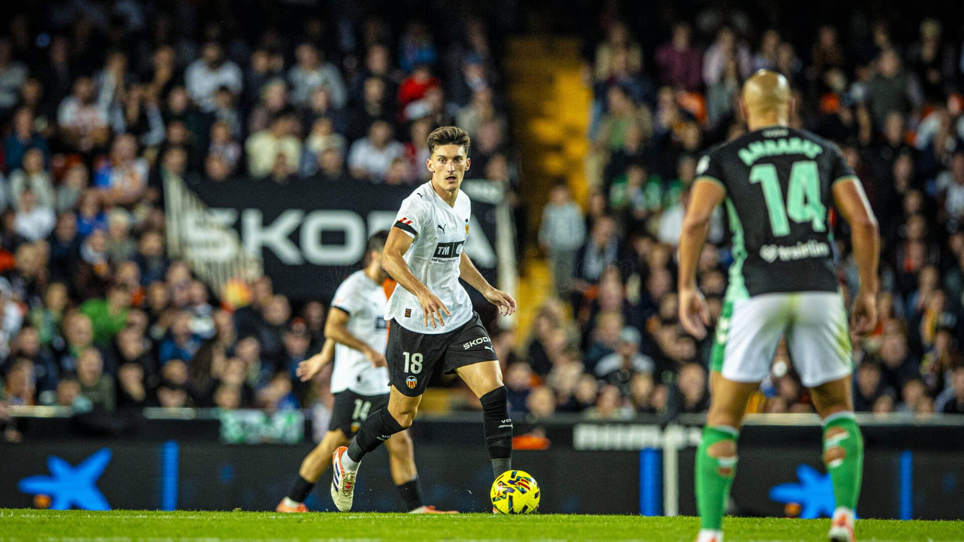  Pepelu en el Valencia-Betis
