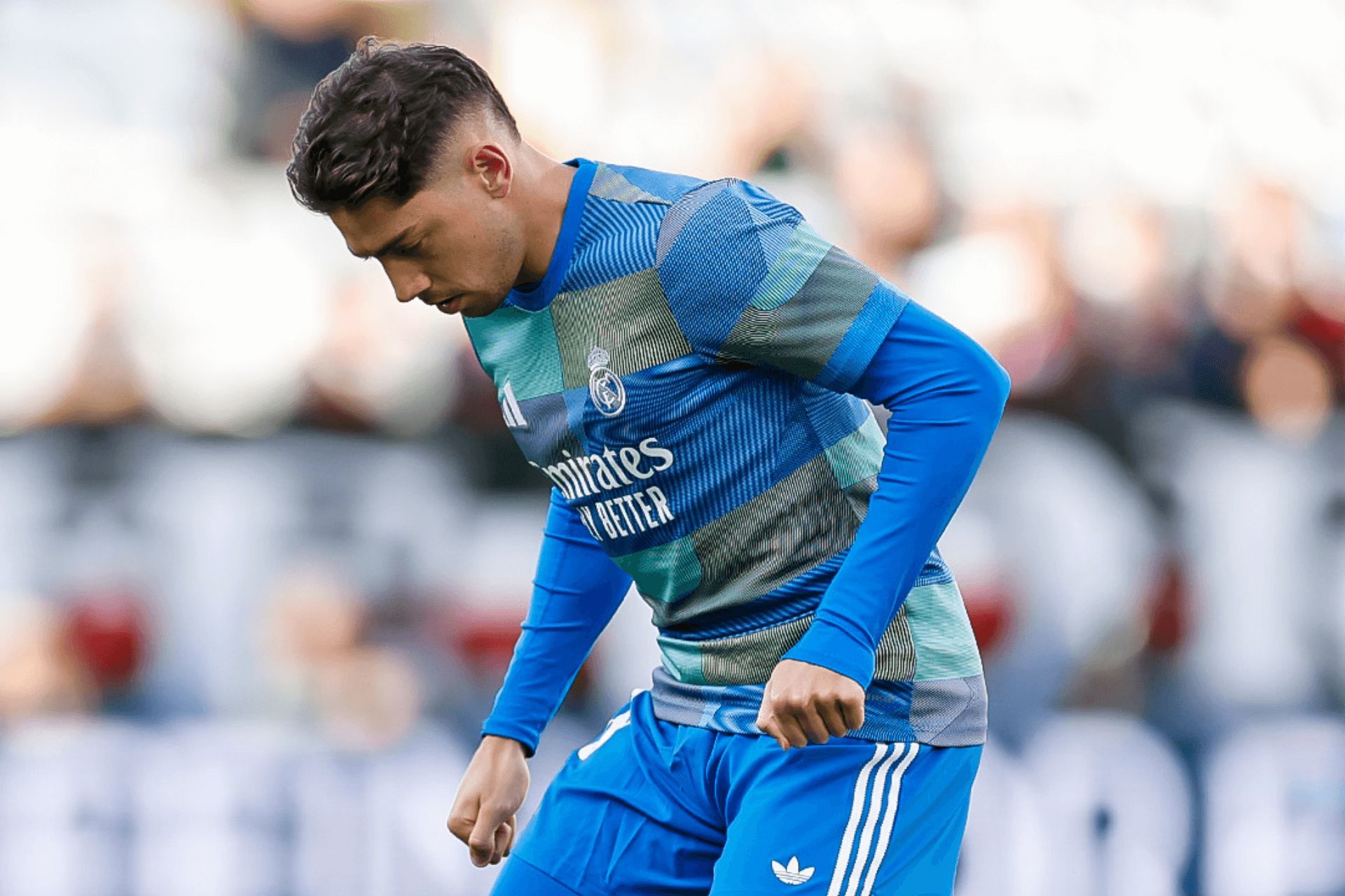Fede Valverde, en el Rayo-Real Madri.