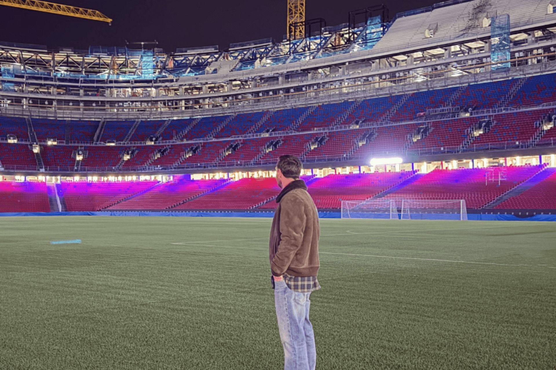 Leo Messi, en su regreso al Camp Nou.