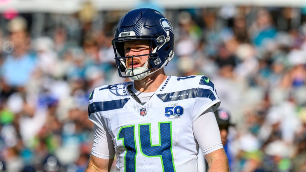  Sam Darnold durante un partido de la NFL (Fuente: Cordon Press)