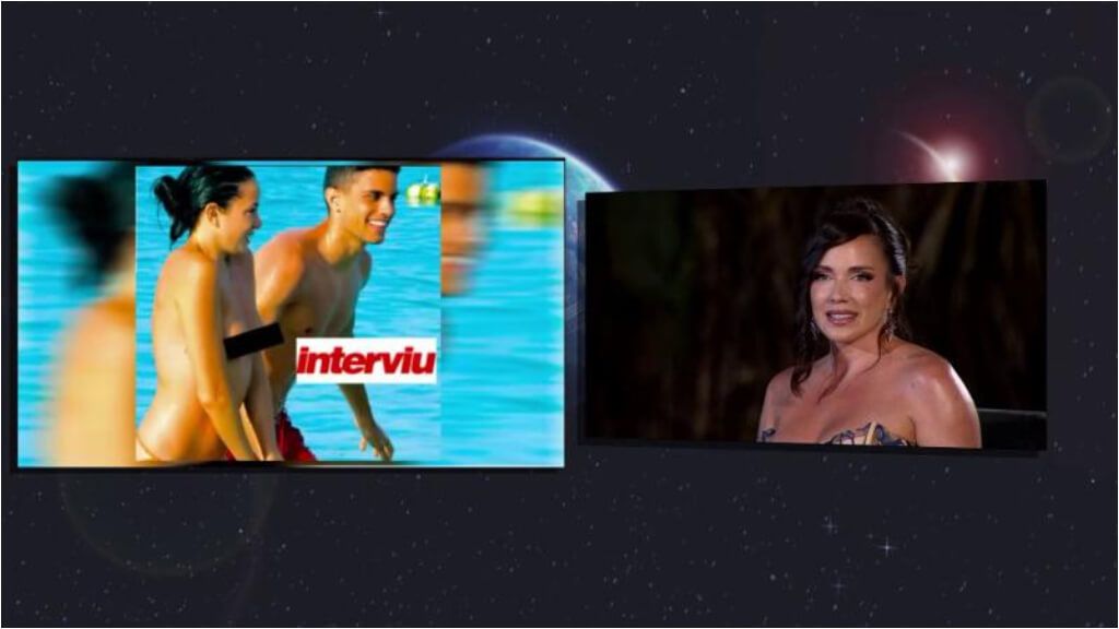 Samira Jalil y Marc Bartra en Interviú (Captura de 'Mundos Opuestos de Teletrece)
