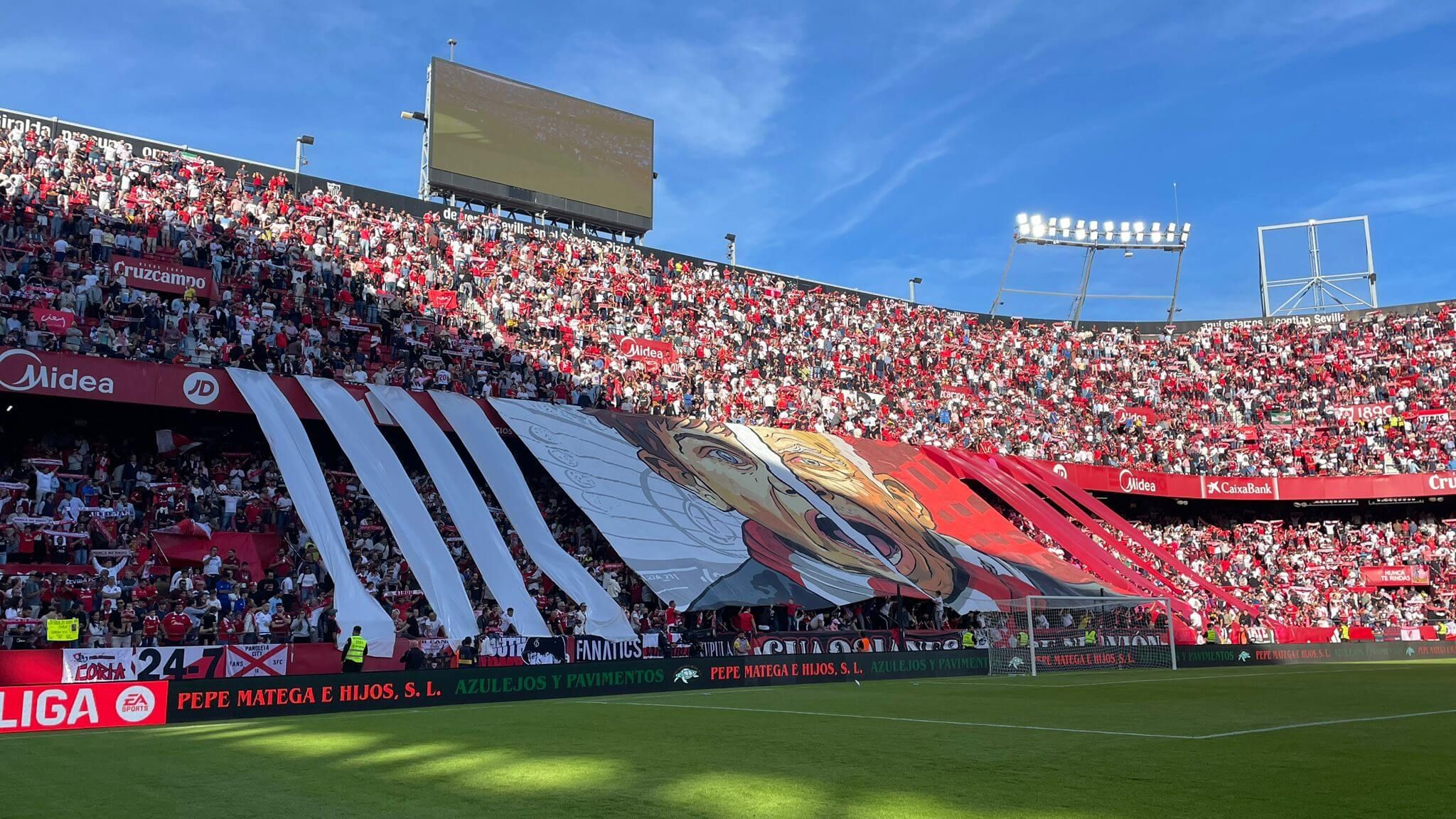  Tifo de Biris Norte en el Sevilla-Osasuna.
