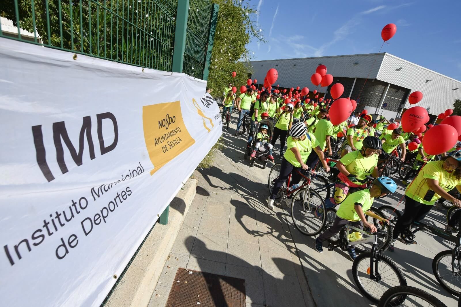 Sevilla sobre ruedas, una de las iniciativas del IMD más populares en Sevilla.