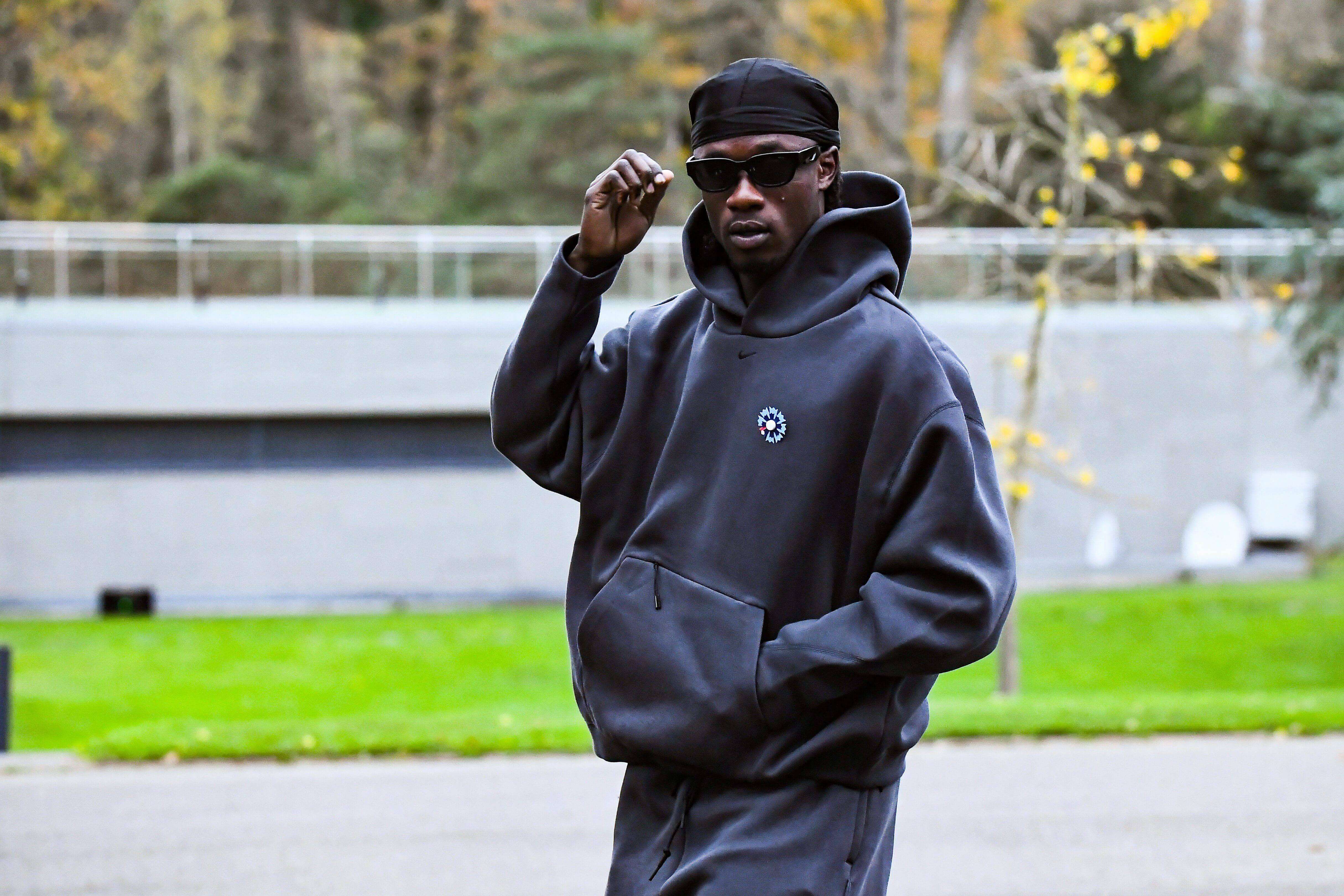  Eduardo Camavinga en la concentración de Francia