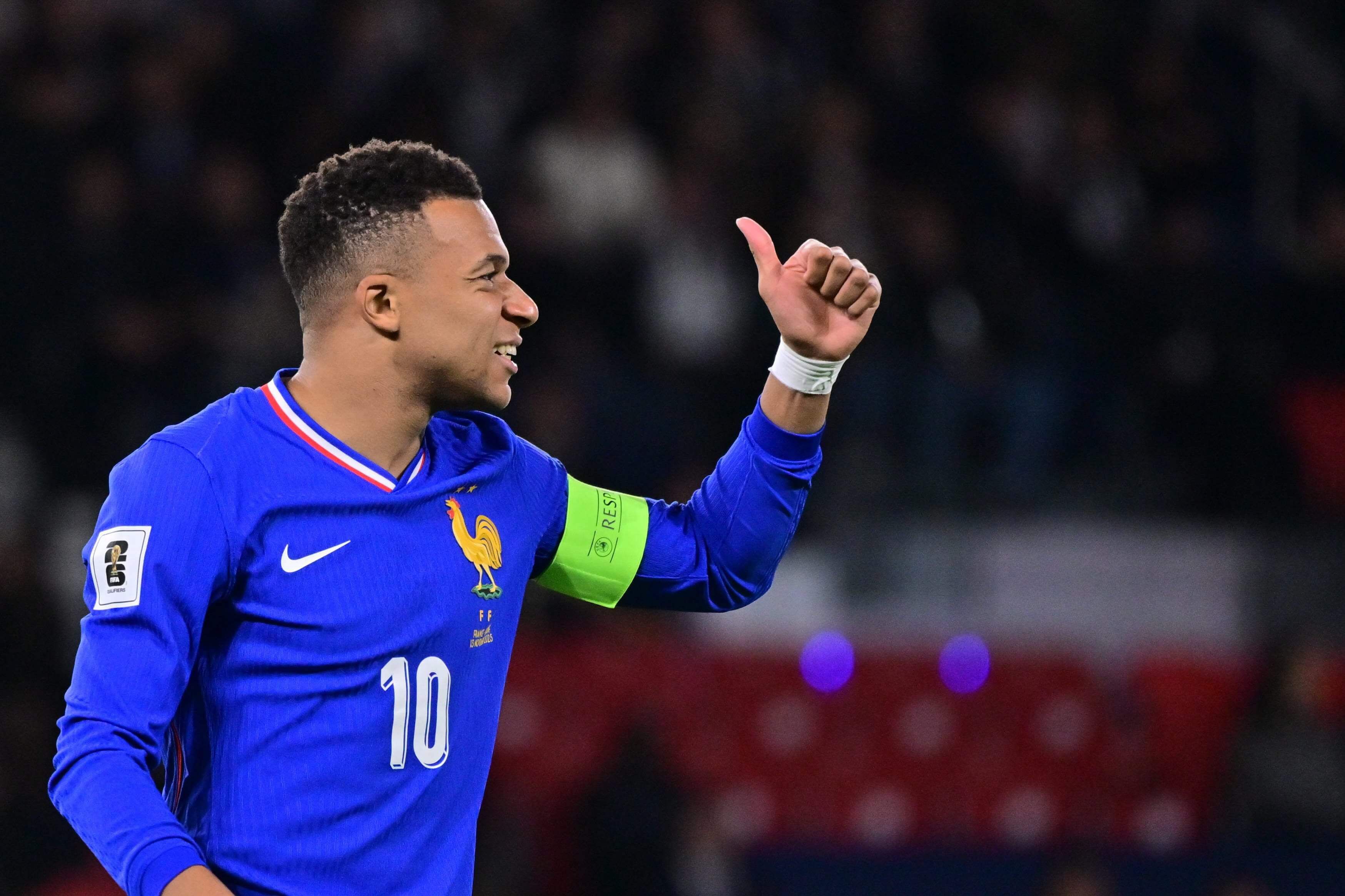  Kylian Mbappé con la selección francesa (Cordon Press)