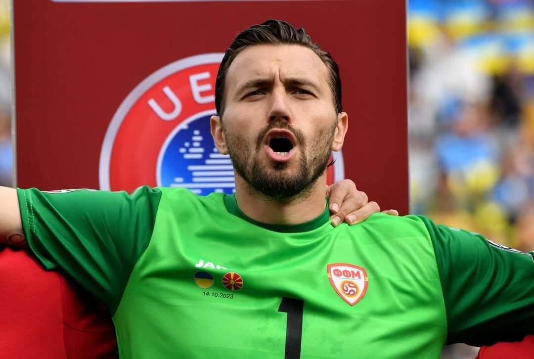  Stole Dimitrievski con Macedonia