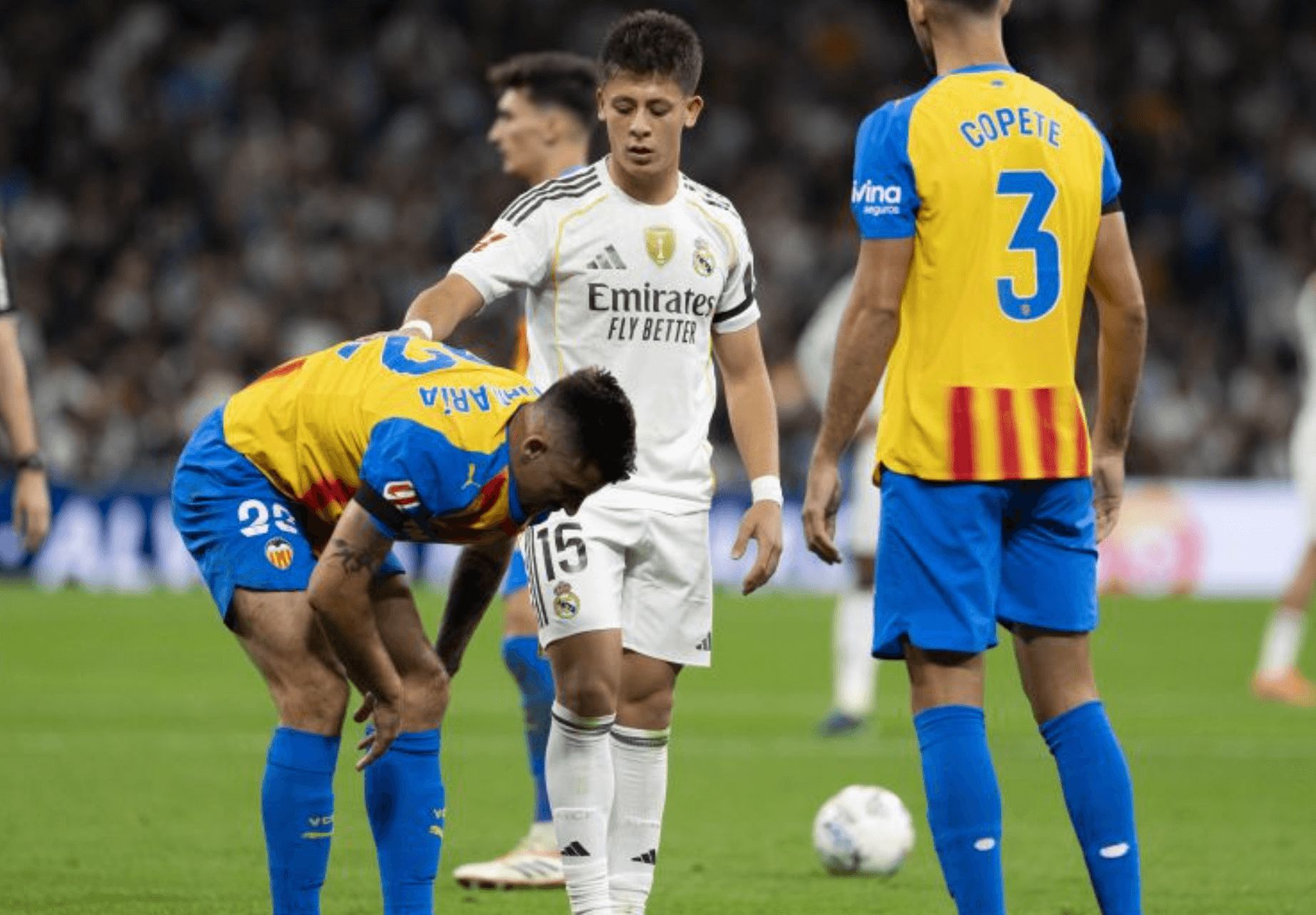 El Valencia CF, noqueado en el Bernabéu