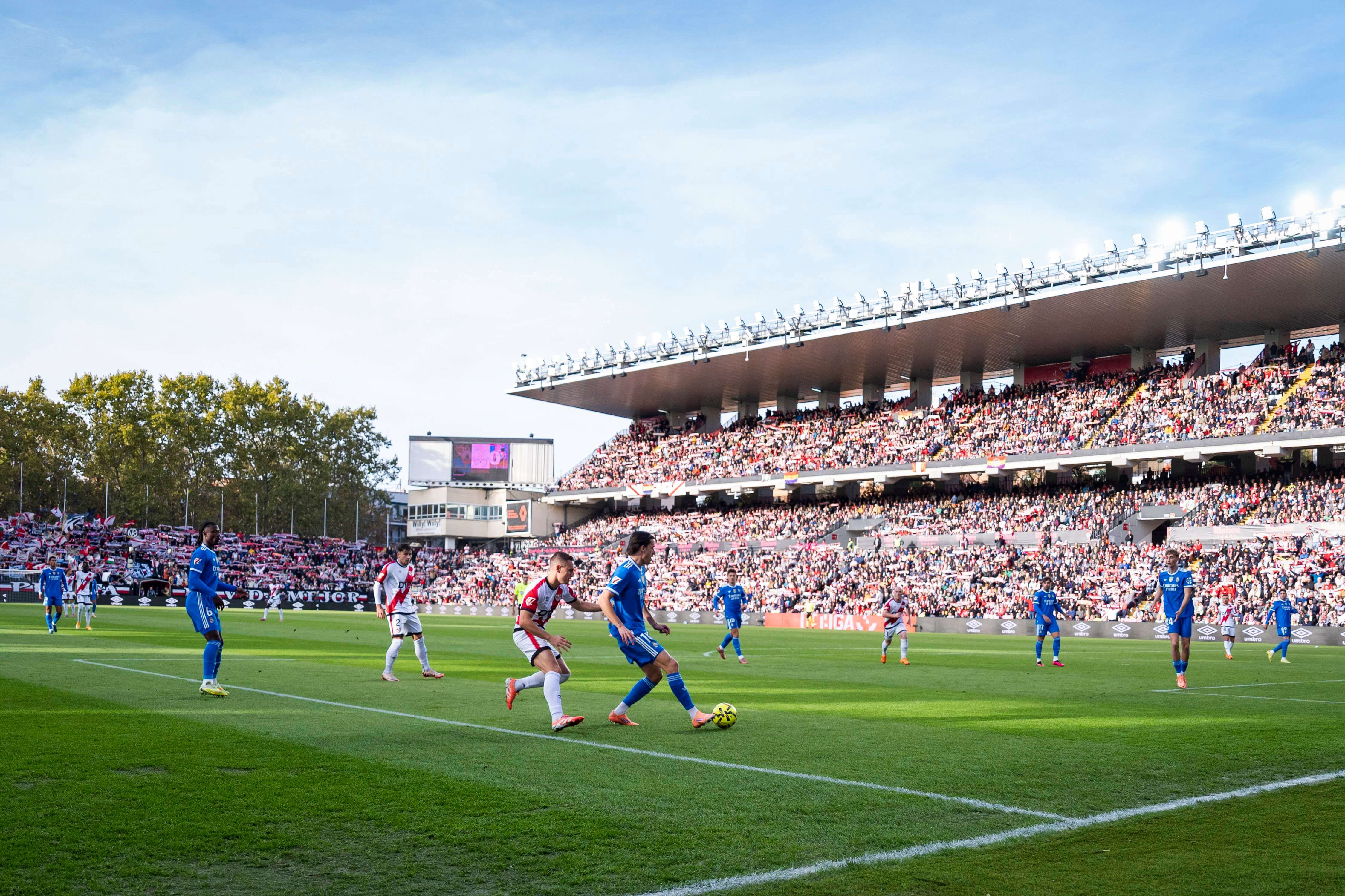  Vallecas, durante el Rayo-Real Madrid.