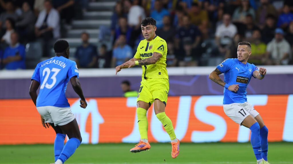 Moleiro durante el Pafos - Villarreal (Fuente: EFE)
