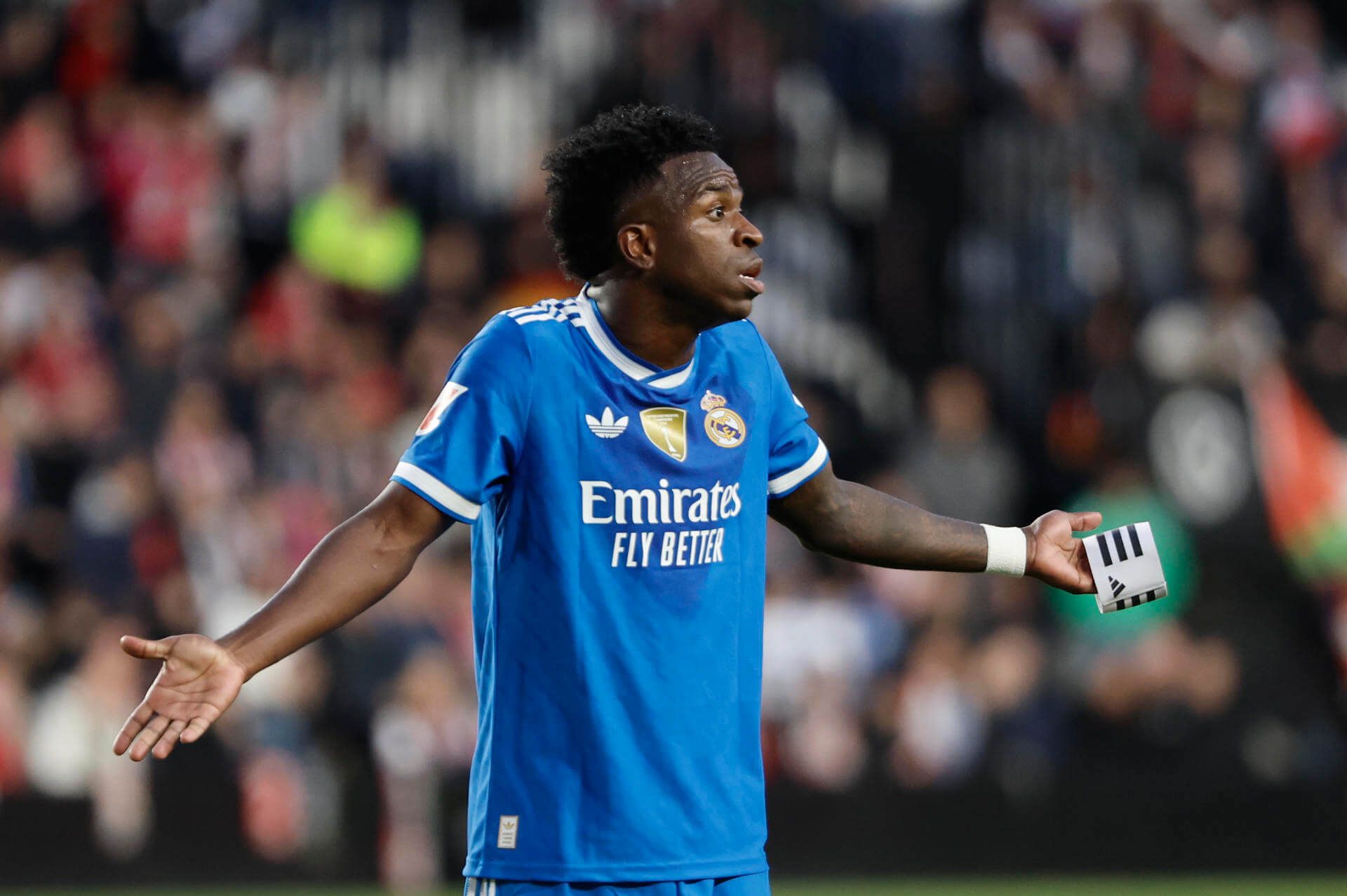  Vinicius, en el Rayo-Real Madrid.