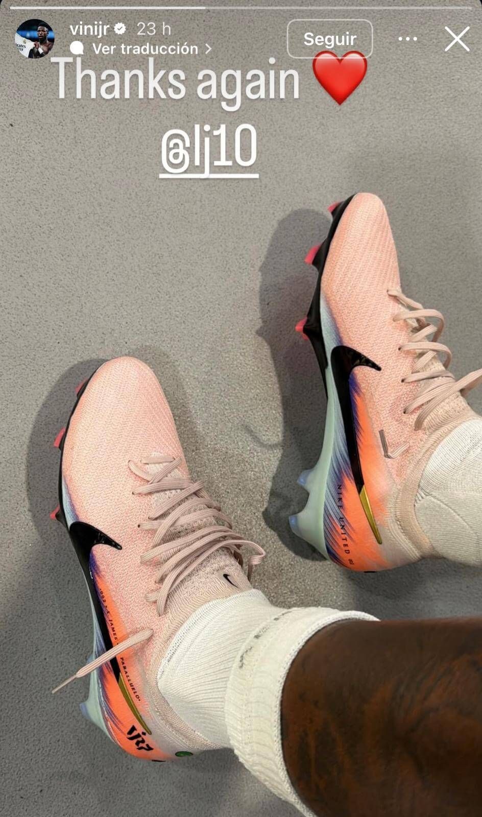 Las botas de Vinicius