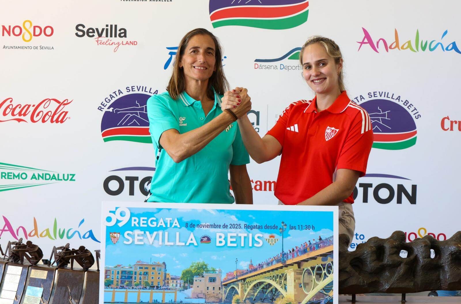 Imagen de la presentación de la 59ª Regata Sevilla - Betis.
