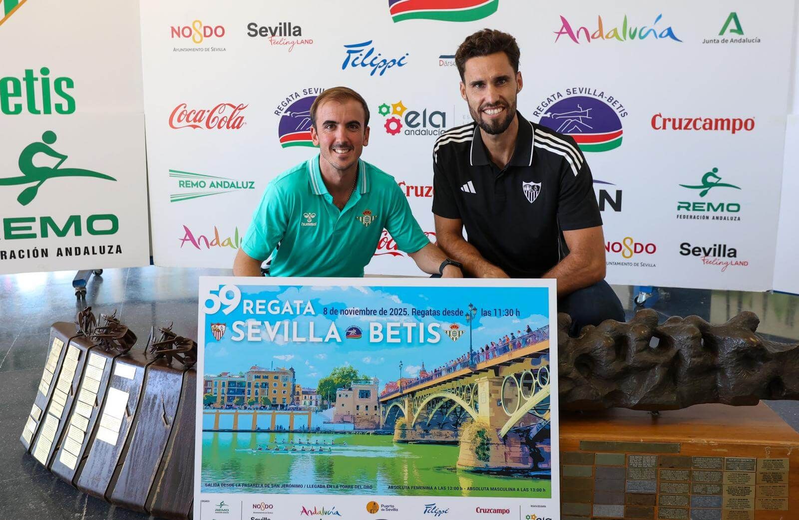 Imagen de la presentación de la 59ª Regata Sevilla - Betis.